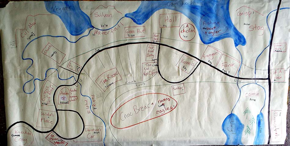 PLan of Elphin wallhanging plan
